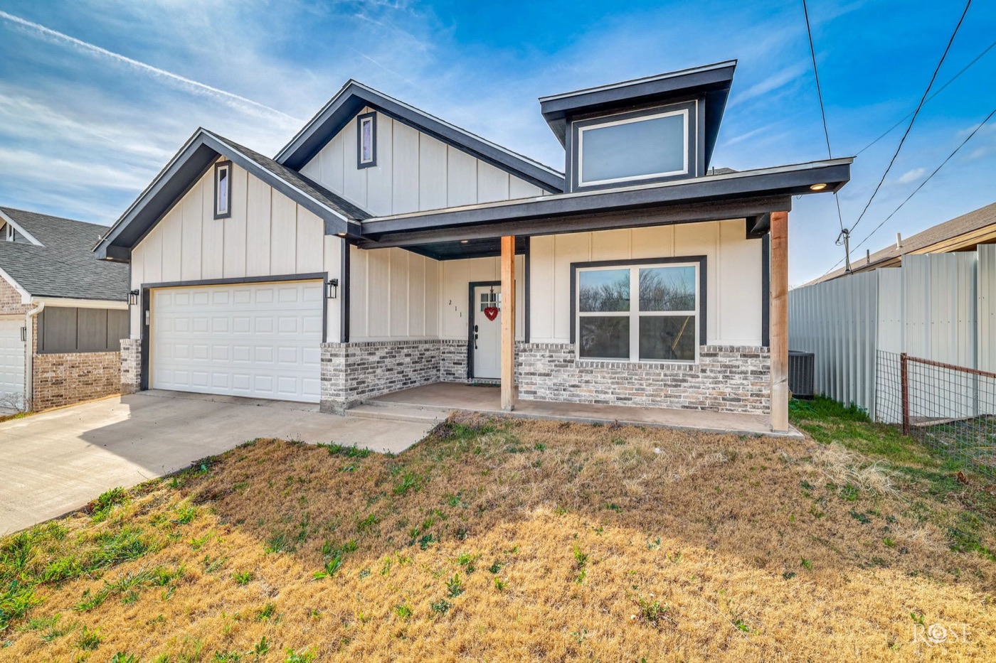 New-build modern farmhouse on acreage outside San Angelo